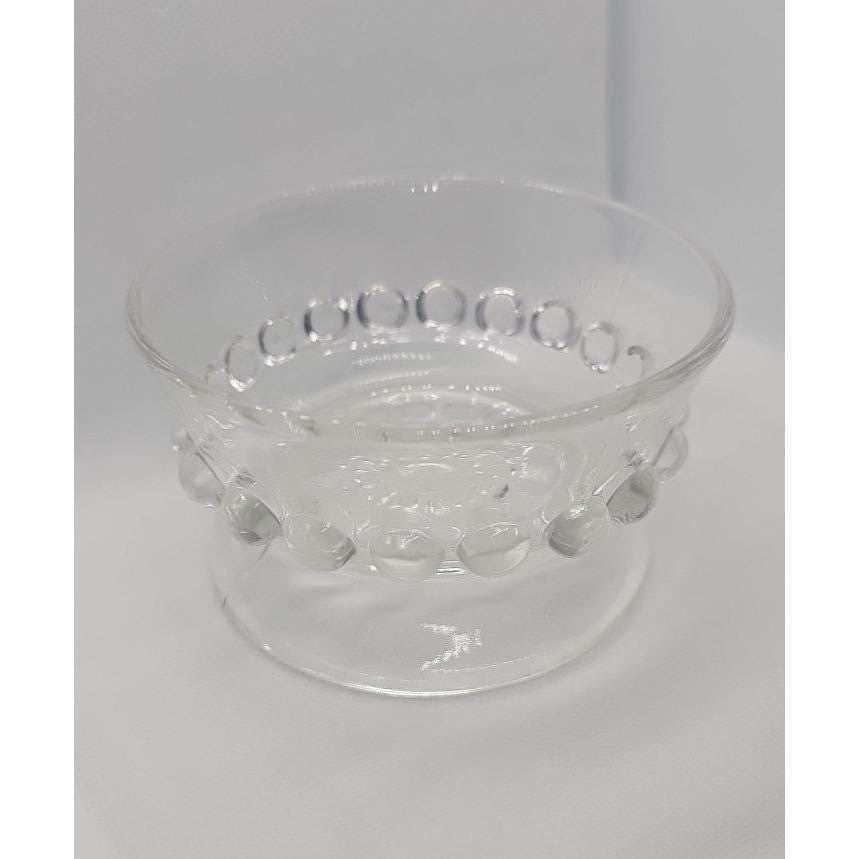 Vintage Clear Glass Sundae Dish Footed Ice Cream Dessert Cup