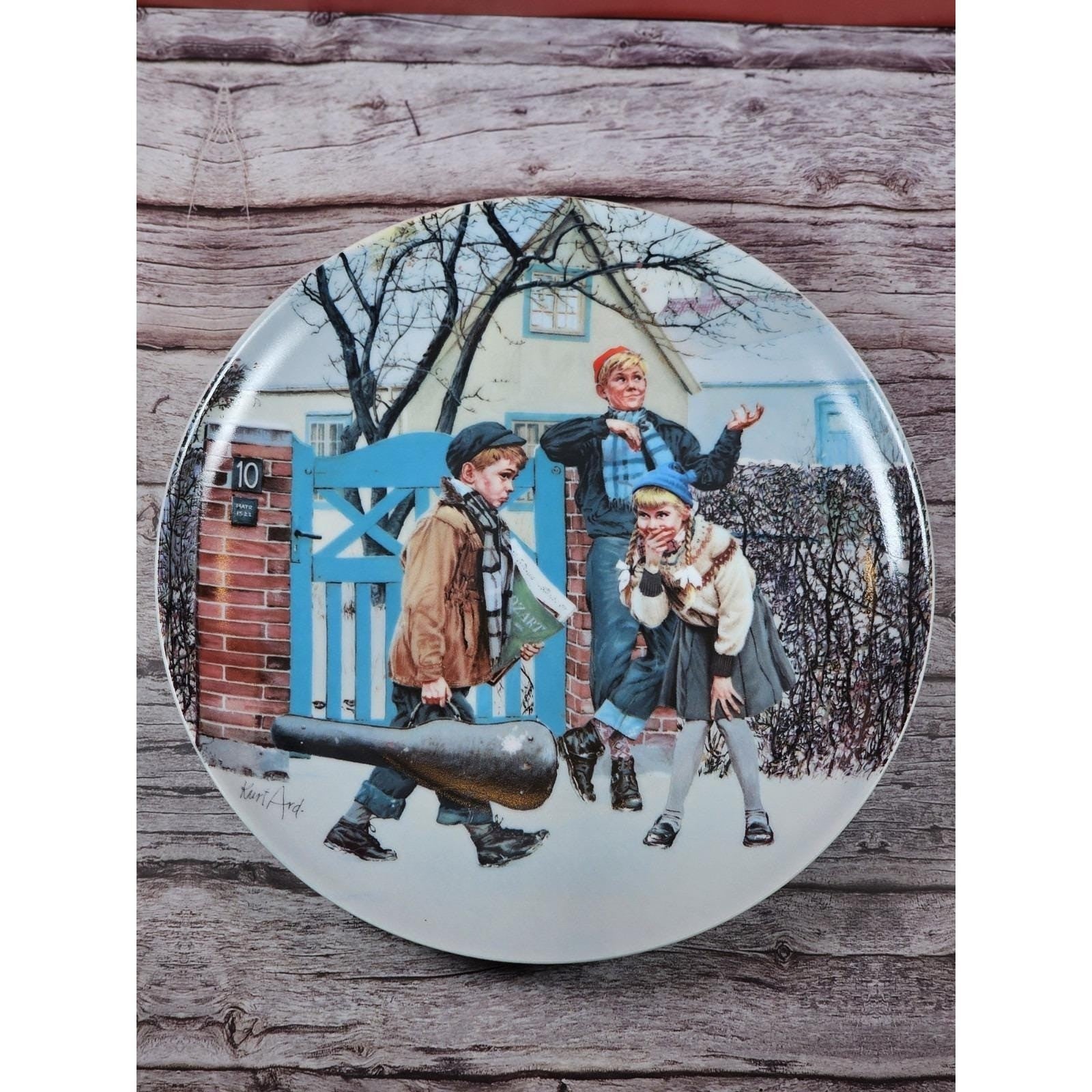 Vintage Kurt Ard Collector Plate by Bing & Grondahl Limited Edition Art Plate