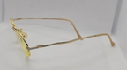 Essence Essentials 2008 Gold/Silver Woman Eyeglasses Half-Rim 48 21 140mm w/case