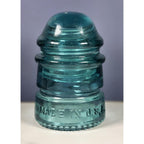 Vintage Hemingray No 12 Glass Insulator Aqua Utility Glass