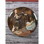 1984 Knowles Norman Rockwell The Storyteller Plate 8.5" Heritage
