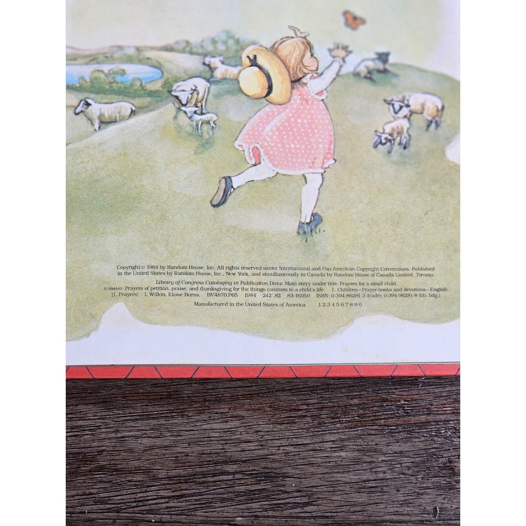 Prayers for a Small Child 1984 Eloise Wilkin Hardcover Random House