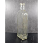 Vintage Rawleighs Embossed Medicine Bottle Clear Glass Apothecary