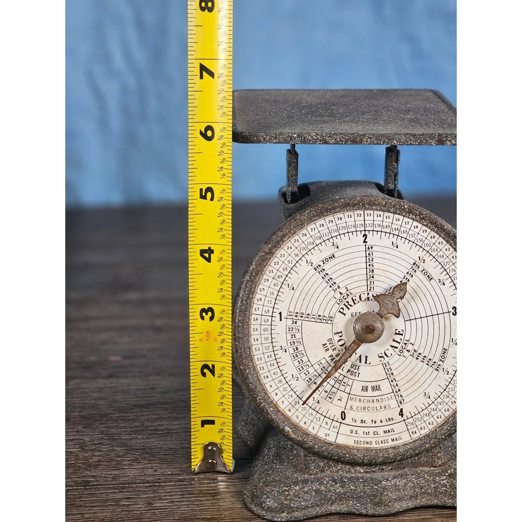 Vintage Triner Precision No. 4 Postal Scale | Rustic Metal Counter Scale