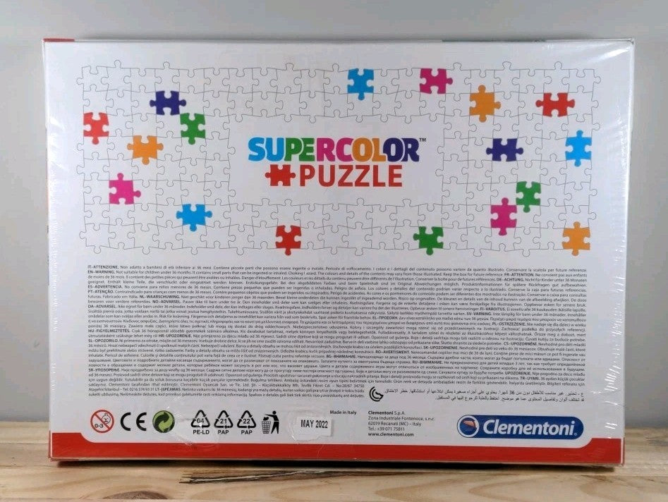 New Sealed Exploring Maps Super Color Puzzle 250 Pieces By Clementoni