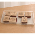 Vintage Stampin Up Nice Easy Notes Rubber Stamp Set 1996