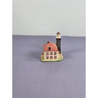 Vintage Rose Island Lighthouse Thimble Miniature Nautical Souvenir