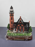Lefton Lost Lights Cleveland Lighthouse Figurine With Box & Certificate