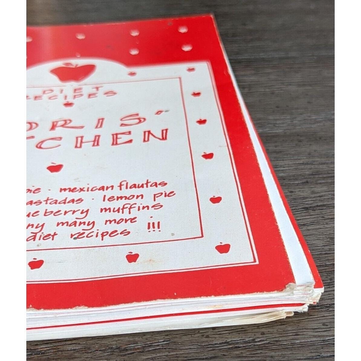 Diet Recipes from Doris Kitchen Spiral Cookbook 1988 Vintage