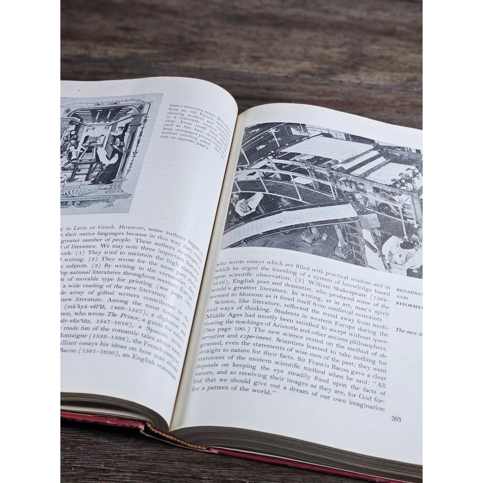 The Record of Mankind 1954 Hardcover D.C. Heath History Book Red