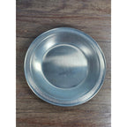 Vintage Towle Newburyport Pewter Bowl 10 Inch Floral Rim Serving Dish