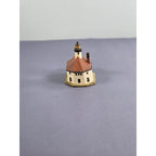 Lenox Eldred Rock Lighthouse Thimble Vintage Miniature Alaska Collectible