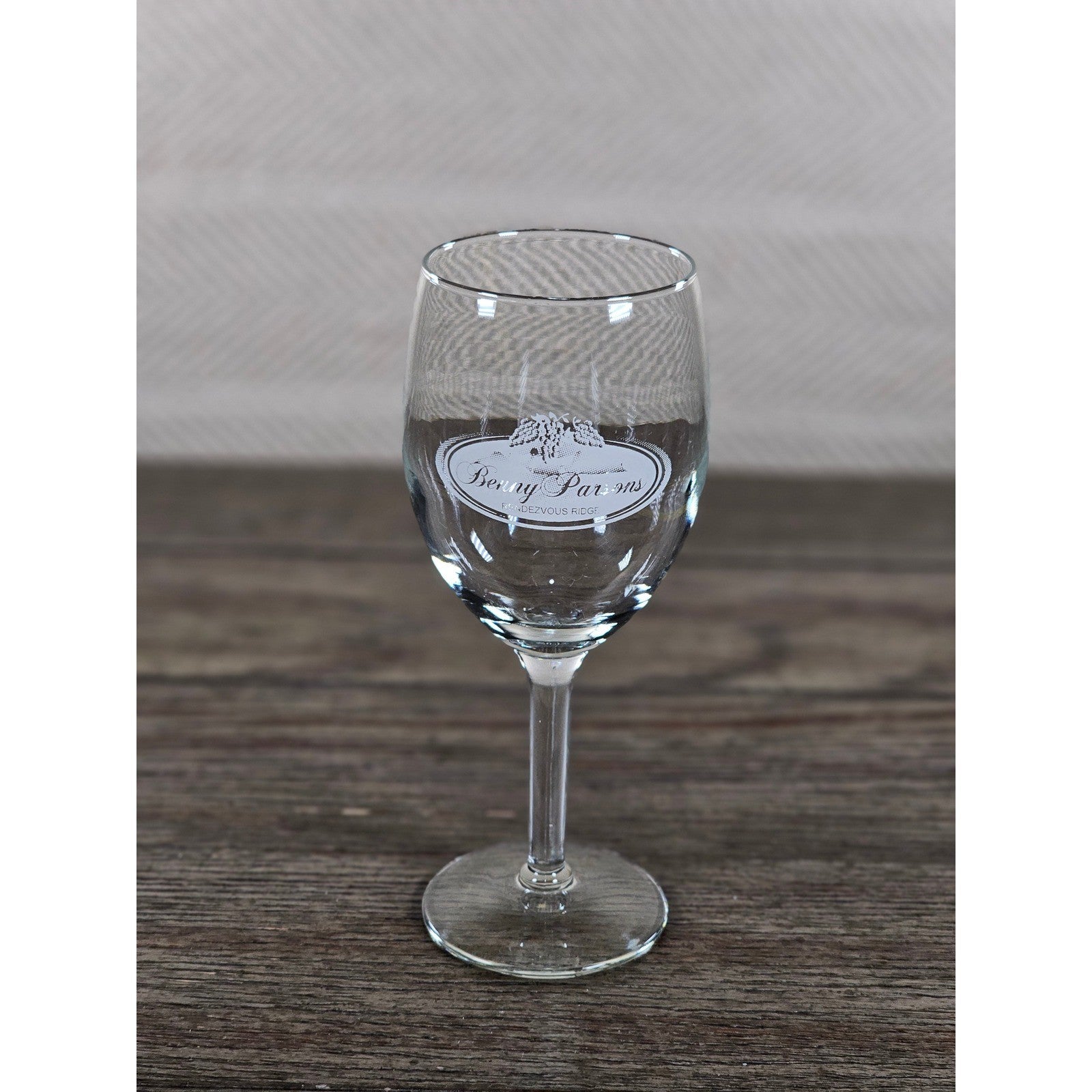 Berry Parsons Rendezvous Ridge 7" Wine Glass Clear Stemware