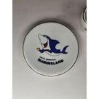 Vintage Hanna Barbera Marineland Mini Cup Saucer Shark Souvenir
