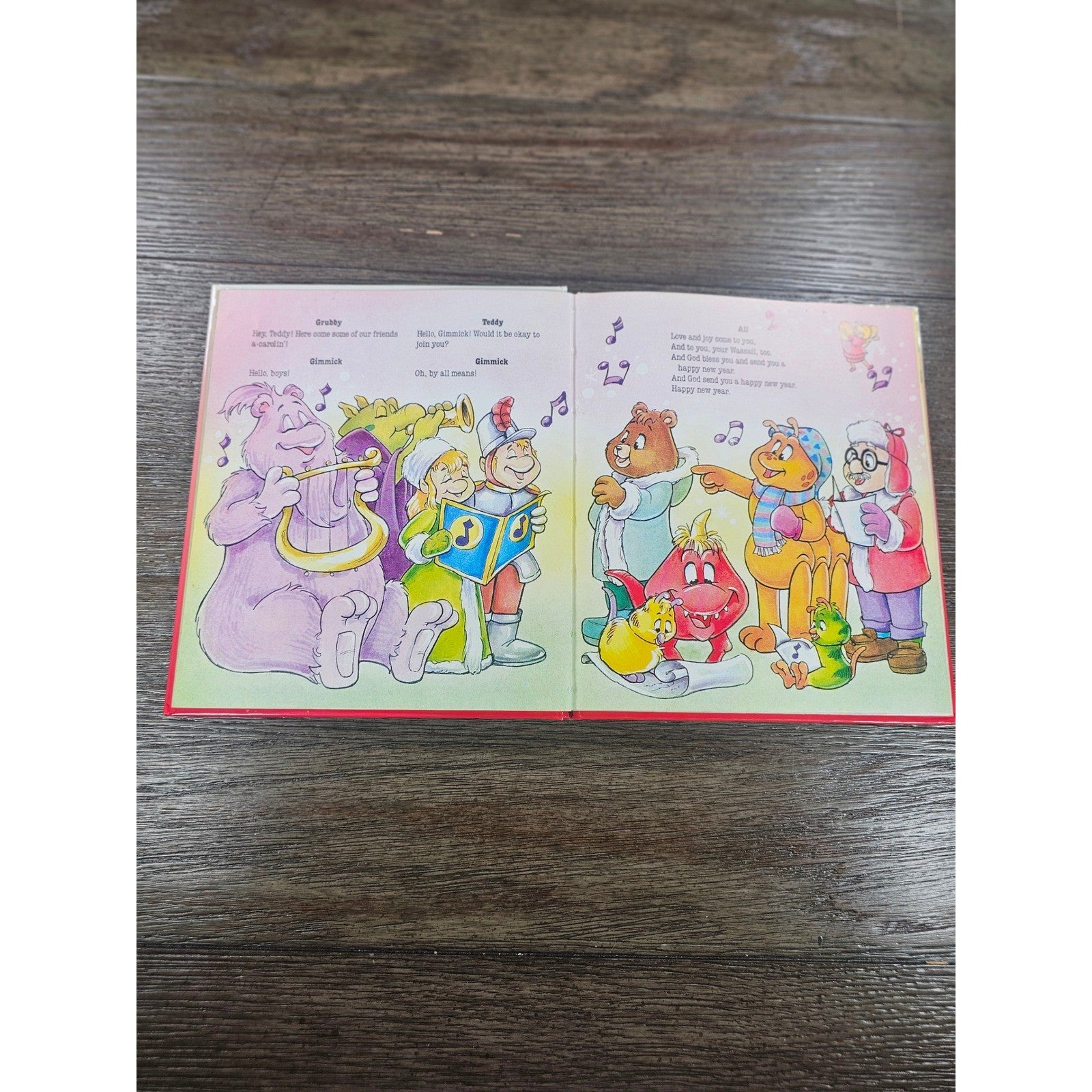 Teddy Ruxpin Christmas Book 1986 Musical Celebration Hardcover