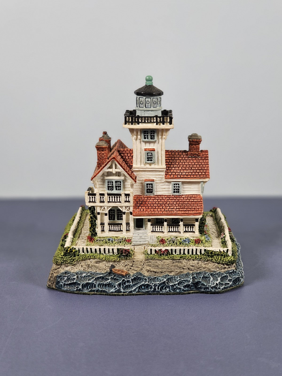 Vintage Harbour Lights Point Fermin CA Collectors Society #528 Lighthouse Figuri
