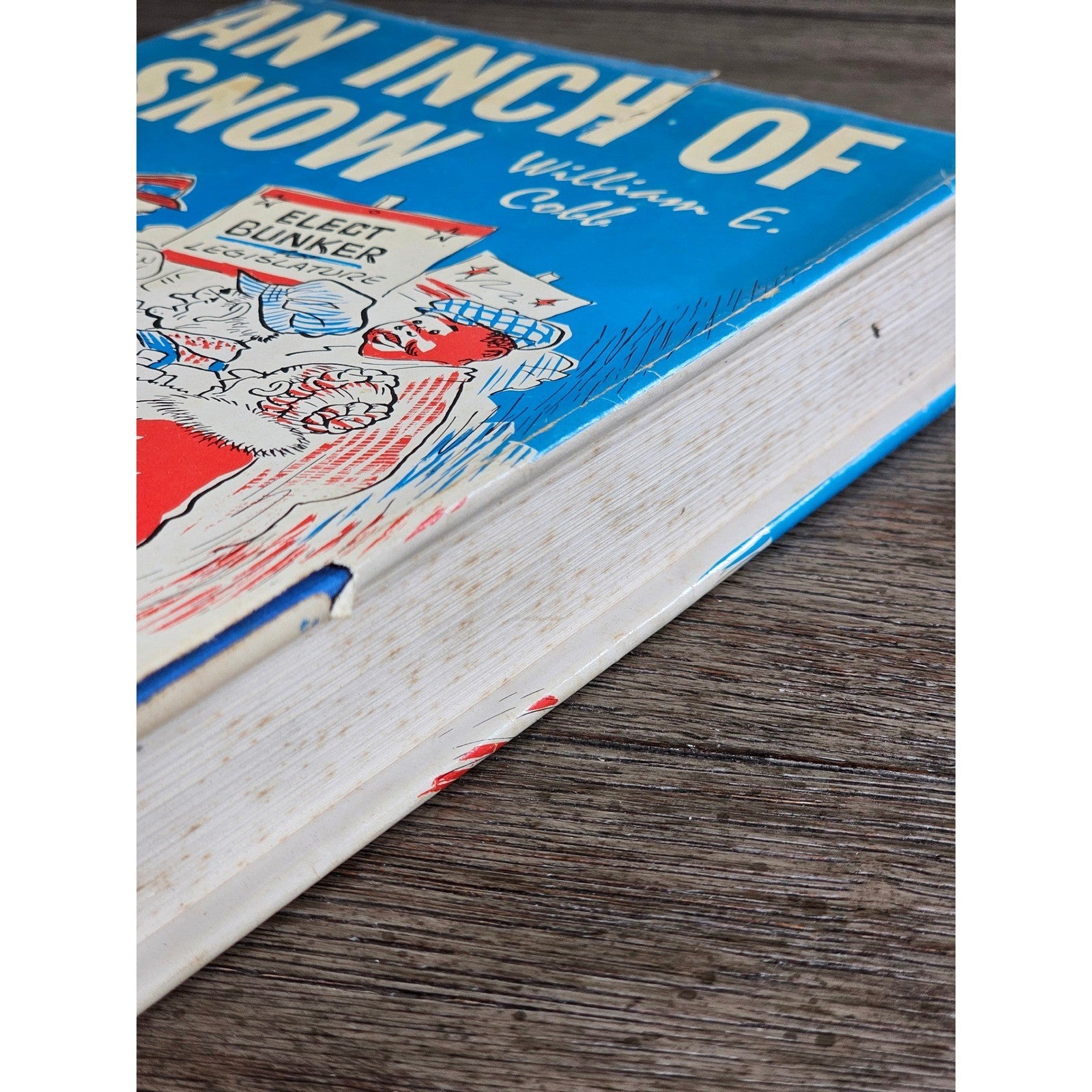 An Inch of Snow William E. Cobb 1964 Hardcover w Dust Jacket