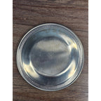 Vintage Towle Newburyport Pewter Bowl 10 Inch Floral Rim Serving Dish