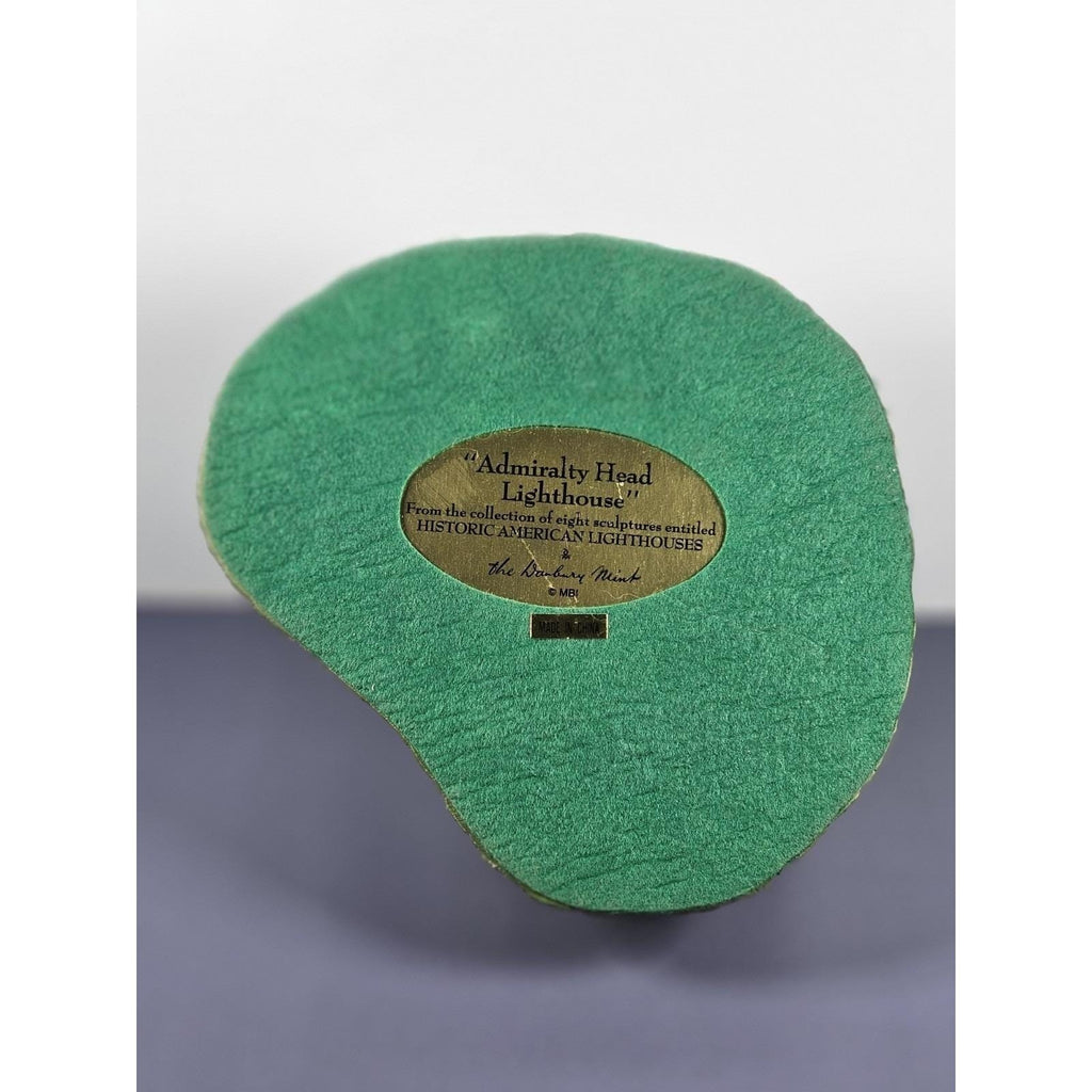 Danbury Mint Admiralty Head Lighthouse 1992 COA Coastal Decor