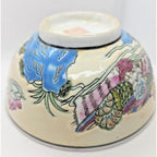 Antique Chinese Famille Rose Bowl Tongzhi Mark Lotus Mandarin Ducks