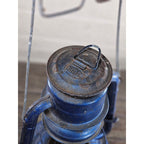 Vintage Dietz No 1 Blizzard Blue Lantern Made in Hong Kong 13.5"