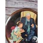 Vintage Norman Rockwell Tender Loving Care Collector Plate 1988 Knowles