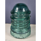 Vintage Hemingray No 12 Glass Insulator Aqua May 2 1893 Patent