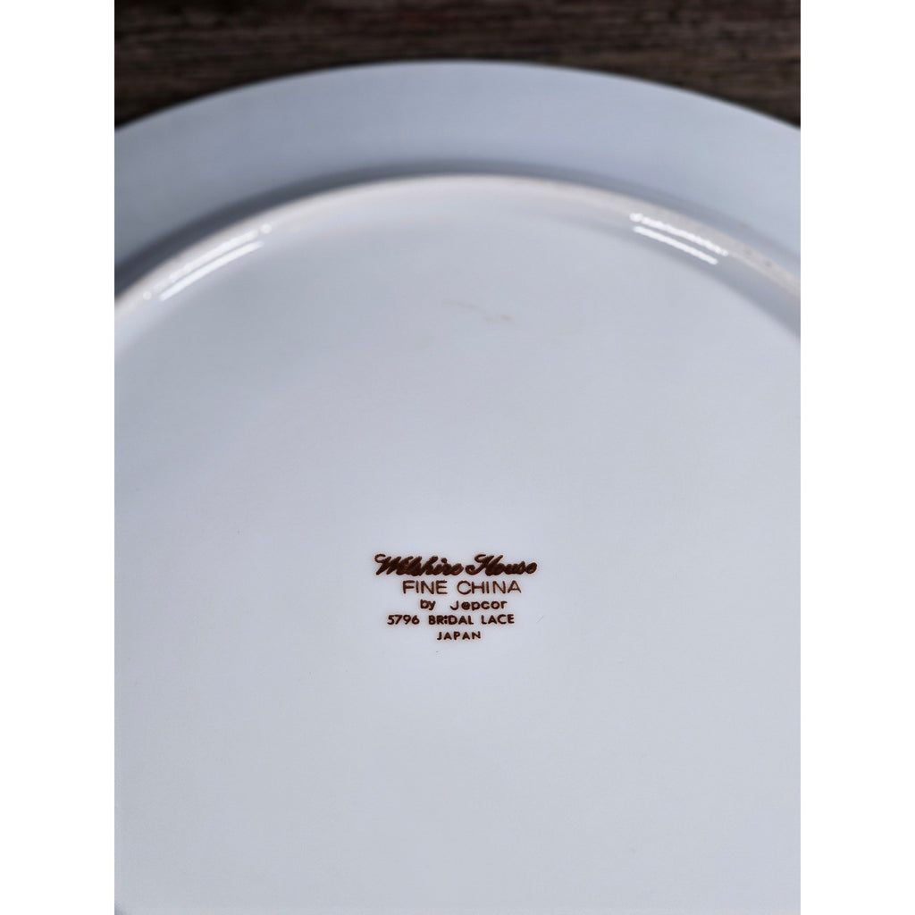 Mikasa Bridal Lace 10 Inch Dinner Plate White Fine China Japan