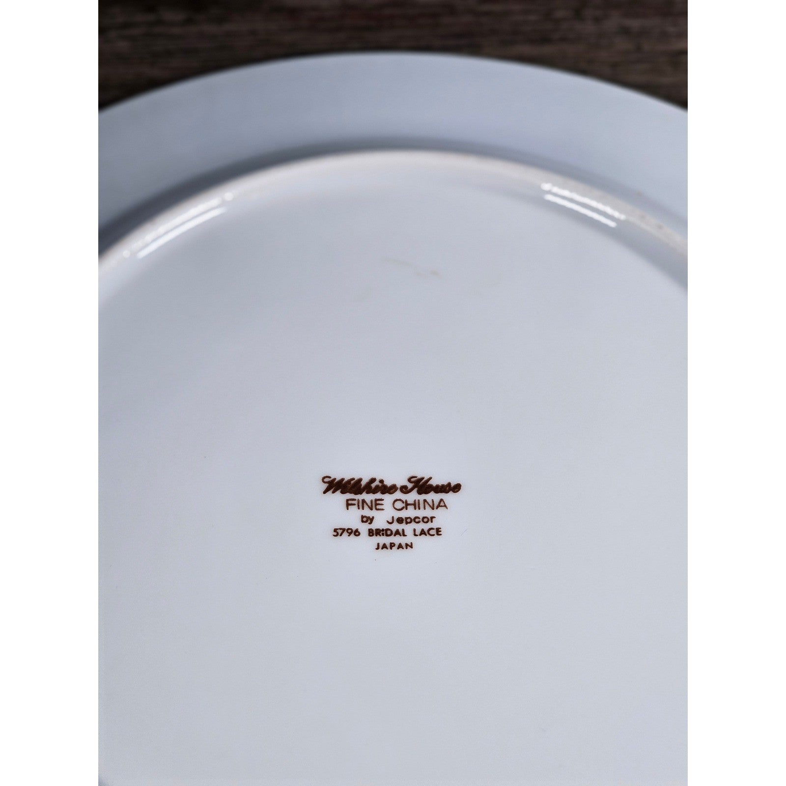 Mikasa Bridal Lace 10 Inch Dinner Plate White Fine China Japan