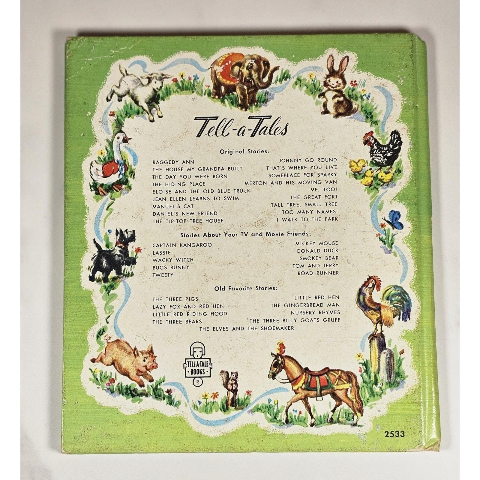 Walt Disney Presents Snow White And The Seven Dwarfs Golden Tell-A-Tale Book