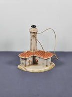 Lefton Alcatraz lighthouse hanging Christmas tree ornament 1998 12121