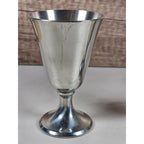 Kirk Stieff Pewter P105 Goblets Set of 2 Vintage Pewter Cups