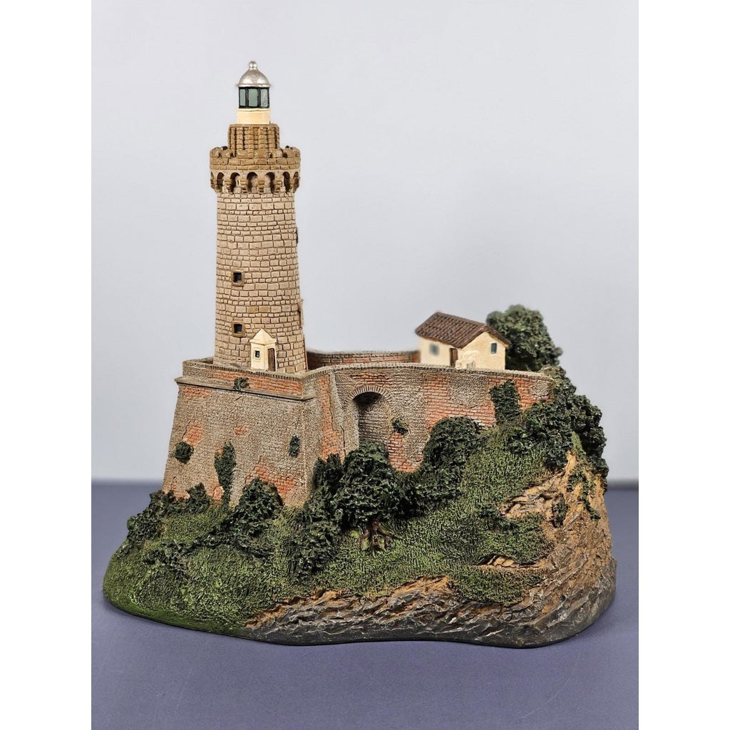 Danbury Mint Portoferráio Lighthouse Figurine COA Elba Island