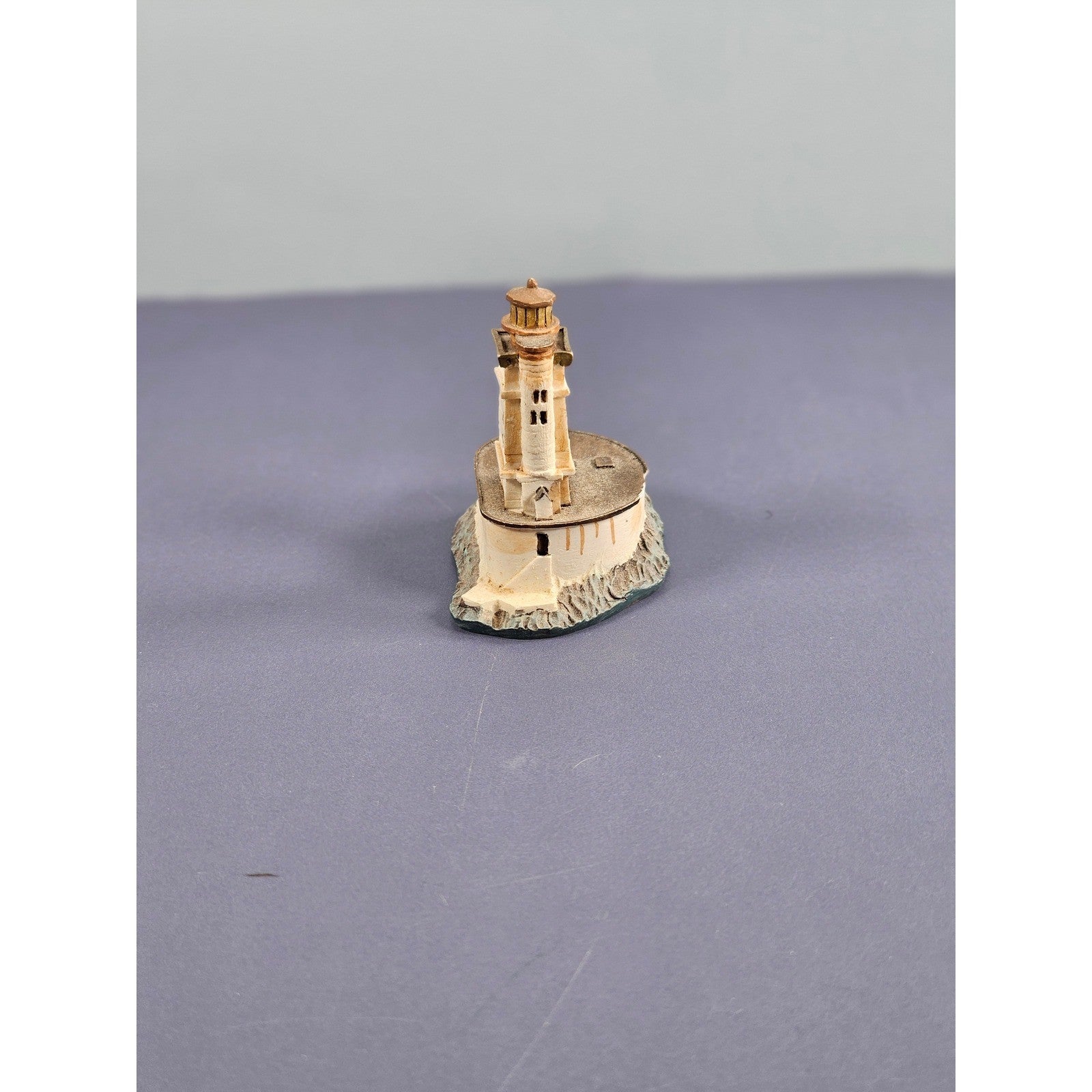 St. George Reef Lighthouse Thimble Miniature Coastal Decor Collectible Chipped