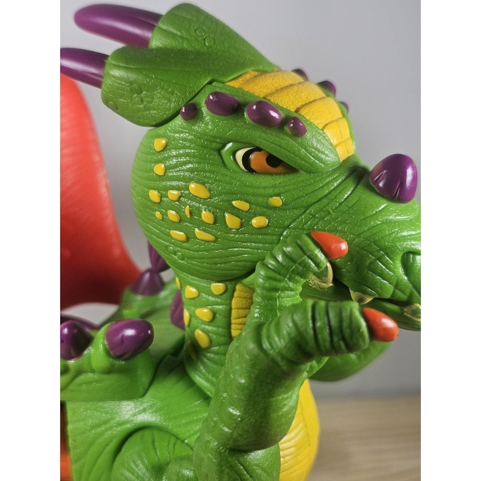 Imaginext Green Dragon 2005 Mattel Deluxe Dragon Light Sound Toy