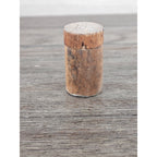 Antique Cork Cylinder Box Primitive Small Lidded Container 3.5"