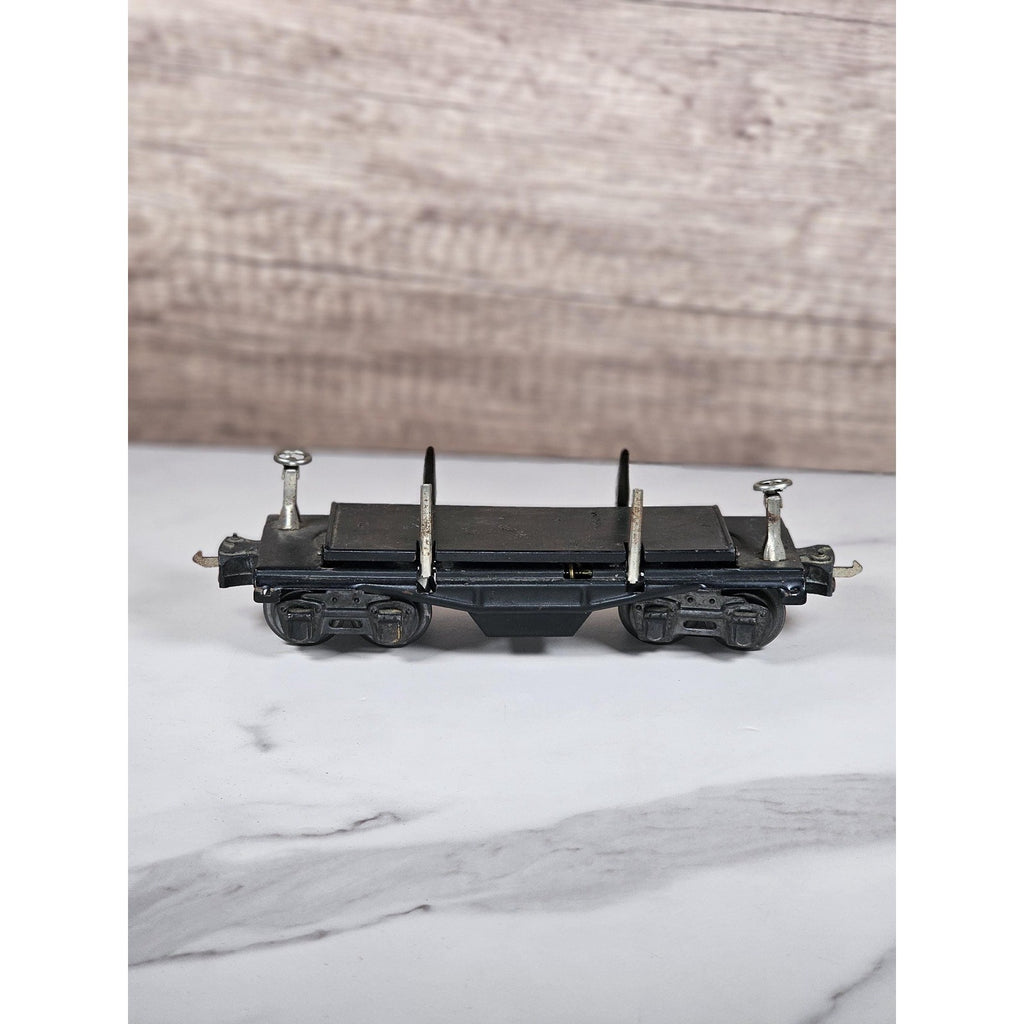 Vintage Lionel 3651 Log Car O Gauge Prewar Train With Original Box