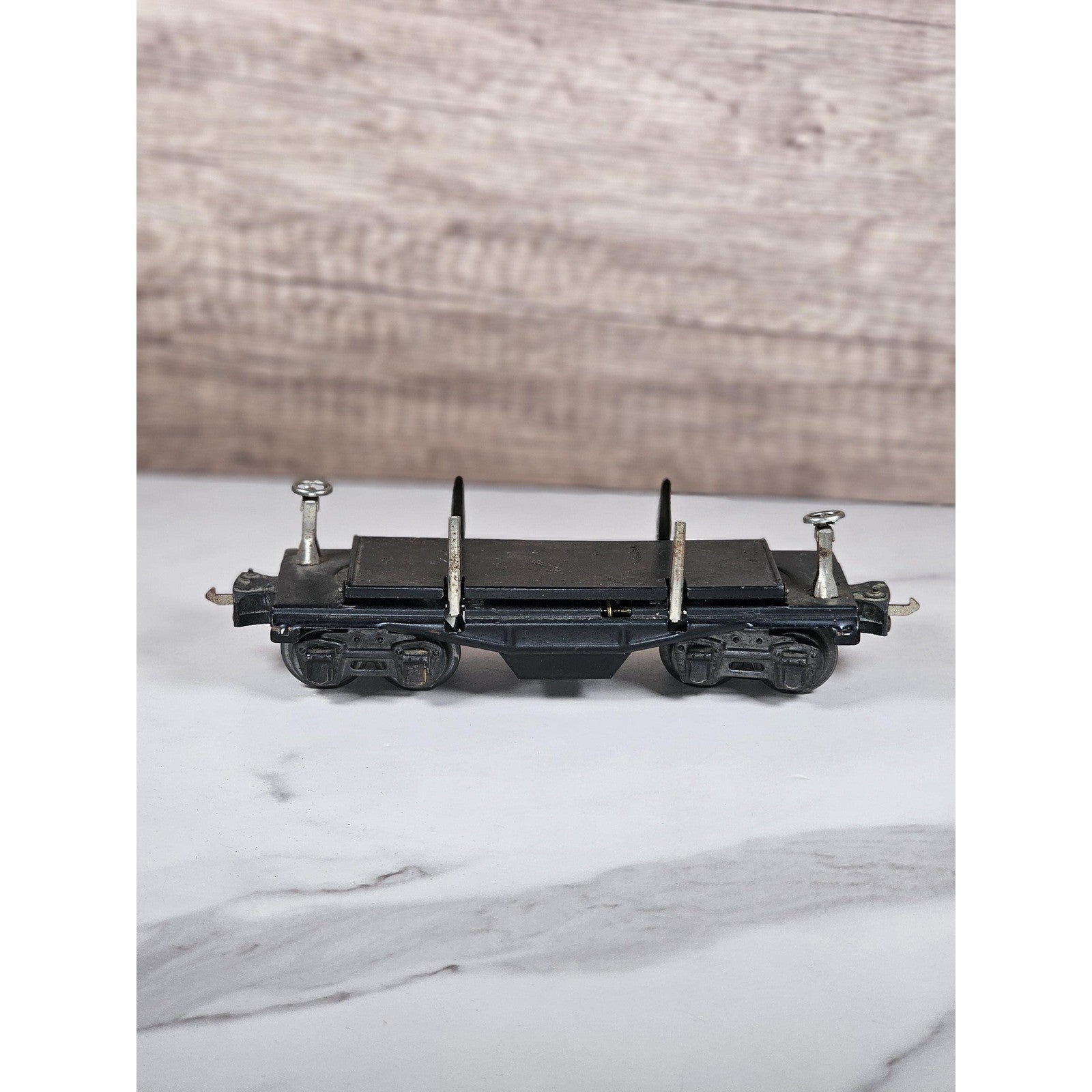 Vintage Lionel 3651 Log Car O Gauge Prewar Train With Original Box