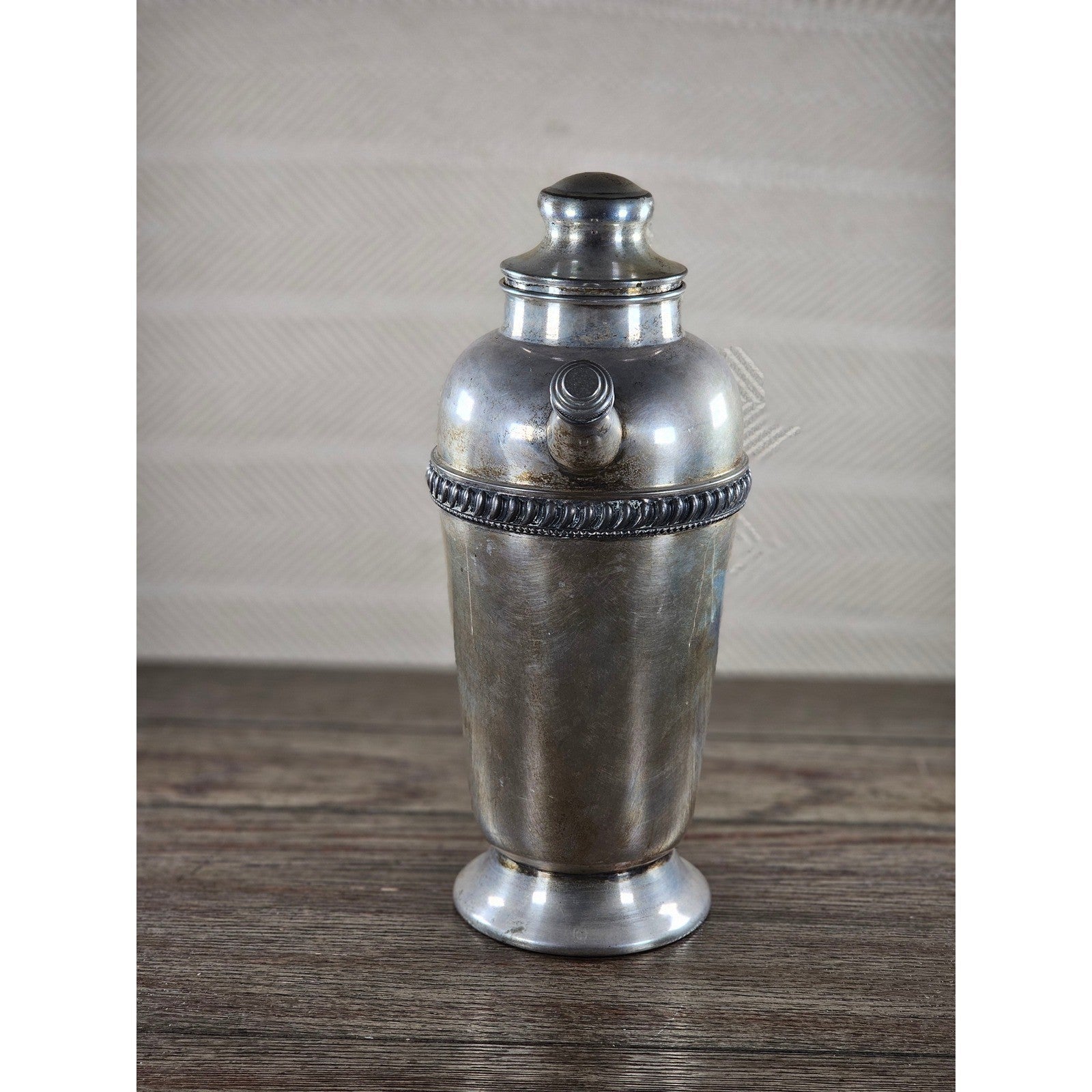Vintage Silverplate Coffee Pot 12" Tall Ornate Handle Spout