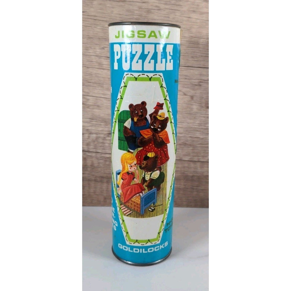 Vintage Harrett Gilmar Goldilocks Puzzle Missing One Piece Mid Century Toy