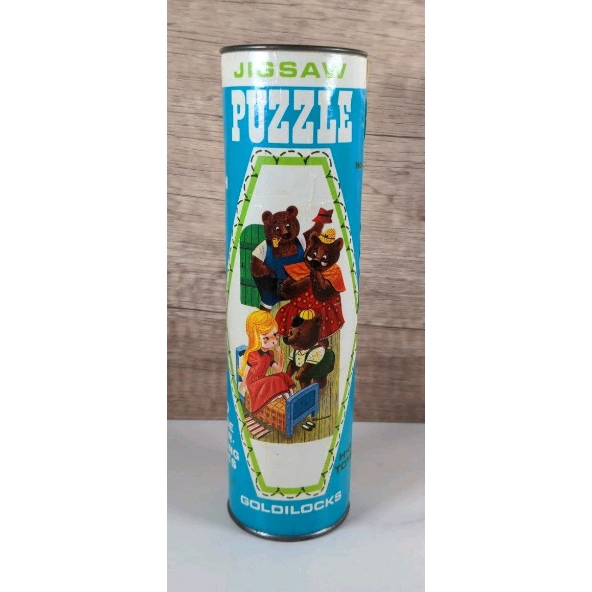 Vintage Harrett Gilmar Goldilocks Puzzle Missing One Piece Mid Century Toy