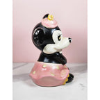 Vintage Minnie Mouse Ceramic Coin Bank Disney Collectible Missing Plug