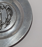 Pewtarex “Eagle Series #2” 1977 Pewter Plate CH Hardware Vintage Embossed Eagle
