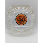 Dillard Paper Co 1960s  Glass Ashtray Octagonal Logo Tray