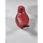 Cardinal Bird Salt Pepper Shakers Nest Set Ceramic Vintage