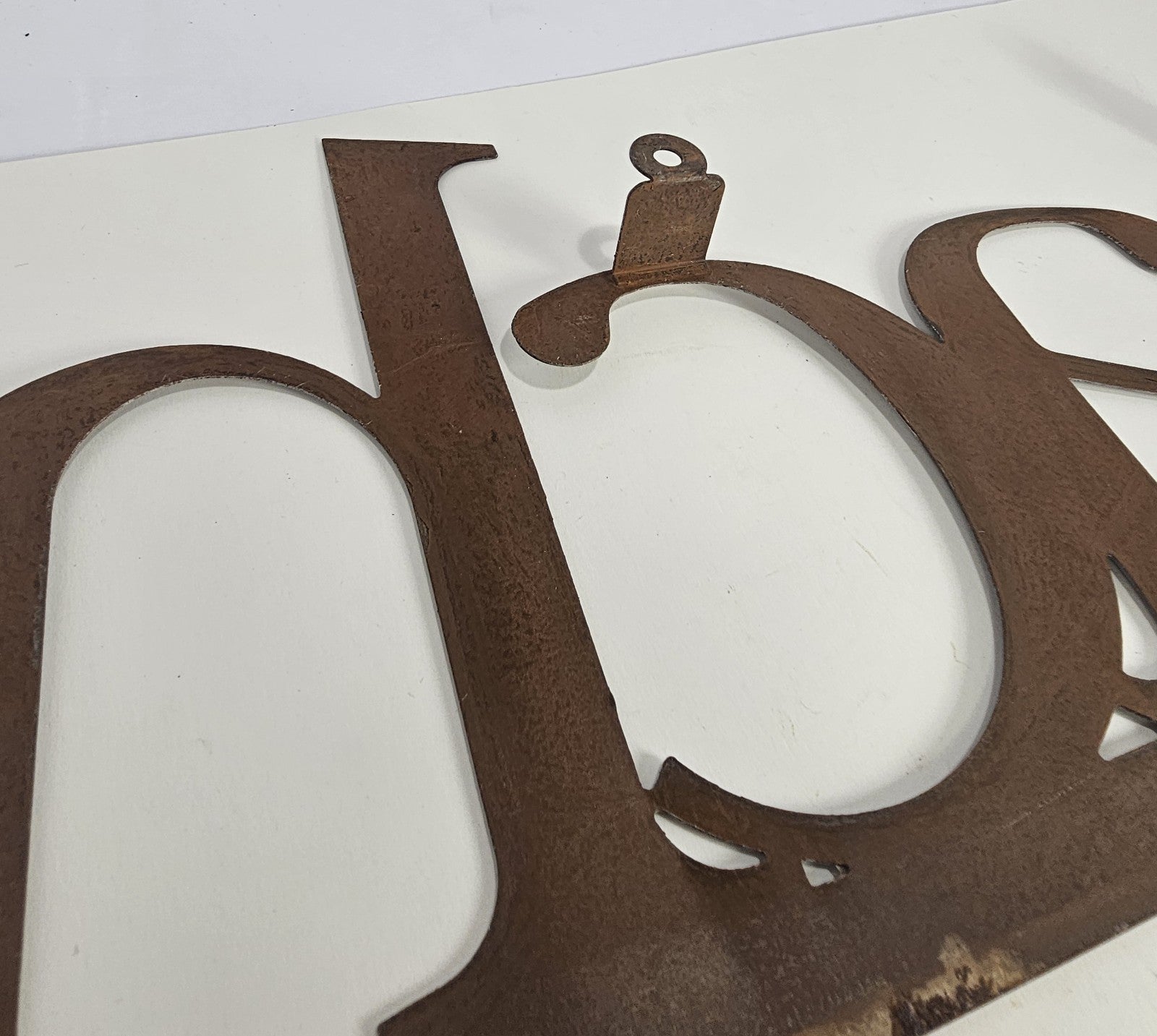 Pop-Out Metal “BEACH” Rustic Wall Art Sign | Coastal Farmhouse Beachhouse Decor