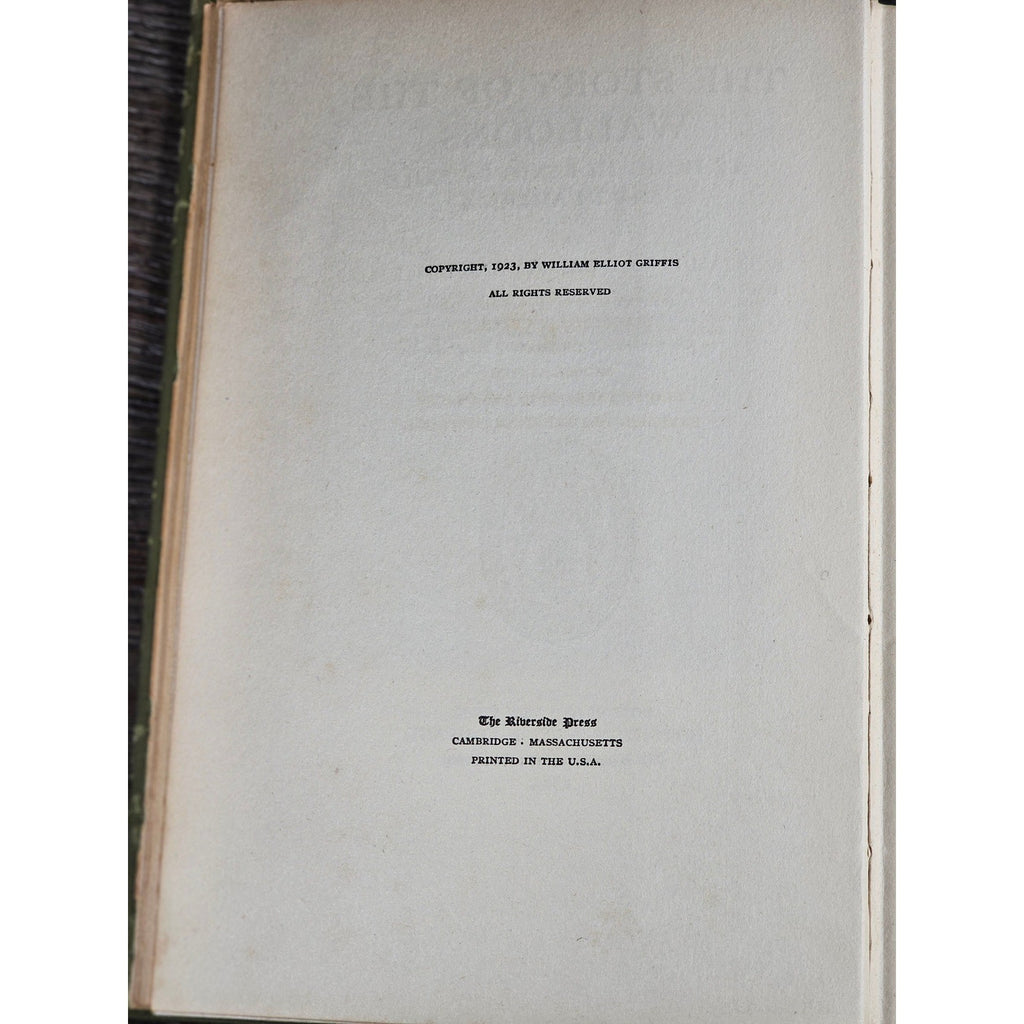 1923 The Story of the Walloons William Elliot Griffis HC History