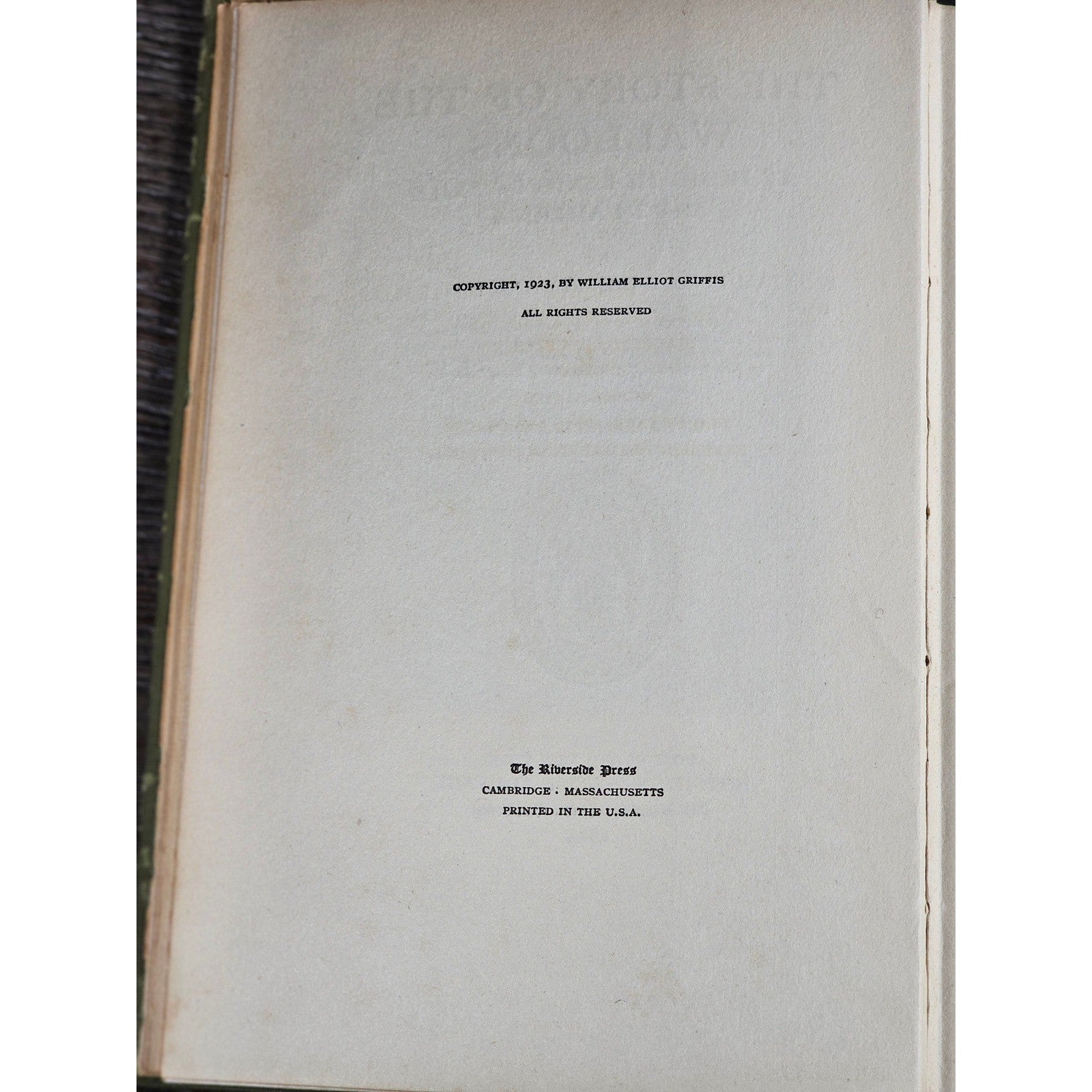 1923 The Story of the Walloons William Elliot Griffis HC History
