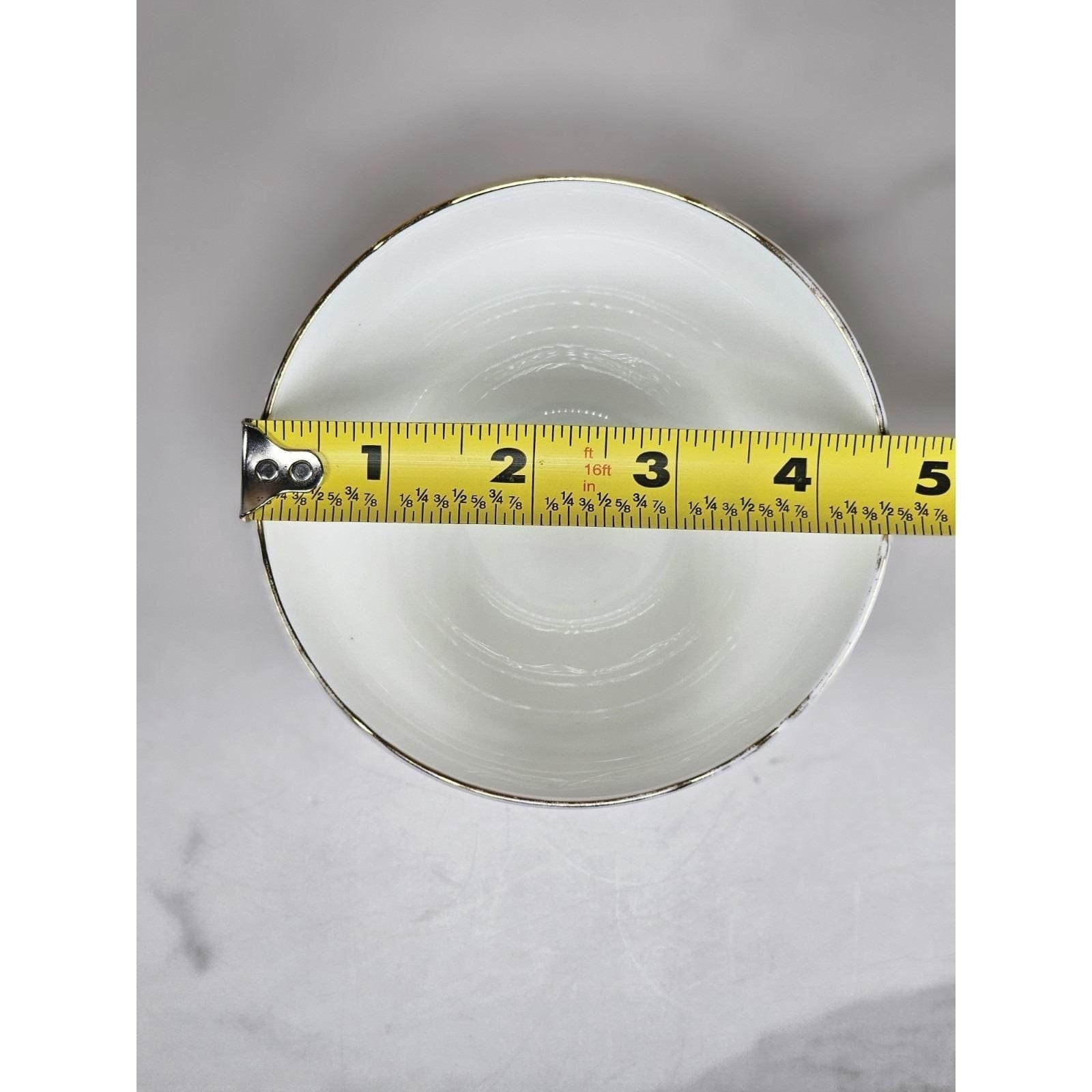 Vintage Regency English Bone China Floral Bowl | Chinoiserie Style