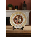 Vintage 1973 Avon Betsy Ross Plate Enoch Wedgwood England Gold Trim 9"